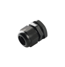 Conector Plástico Negro Tipo Glándula para Cable de 10 a 14 mm de Diámetro.