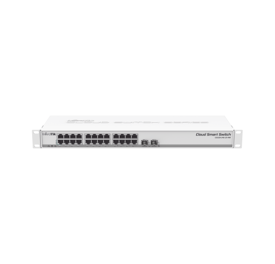 Cloud Smart Switch, 24 puertos Gigabit, 2 puertos SFP+ SwitchOS