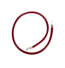 Cable para Baterías  1 m, Rojo, Calibre 2 AWG con Terminales de Ojo en Ambos Extremos