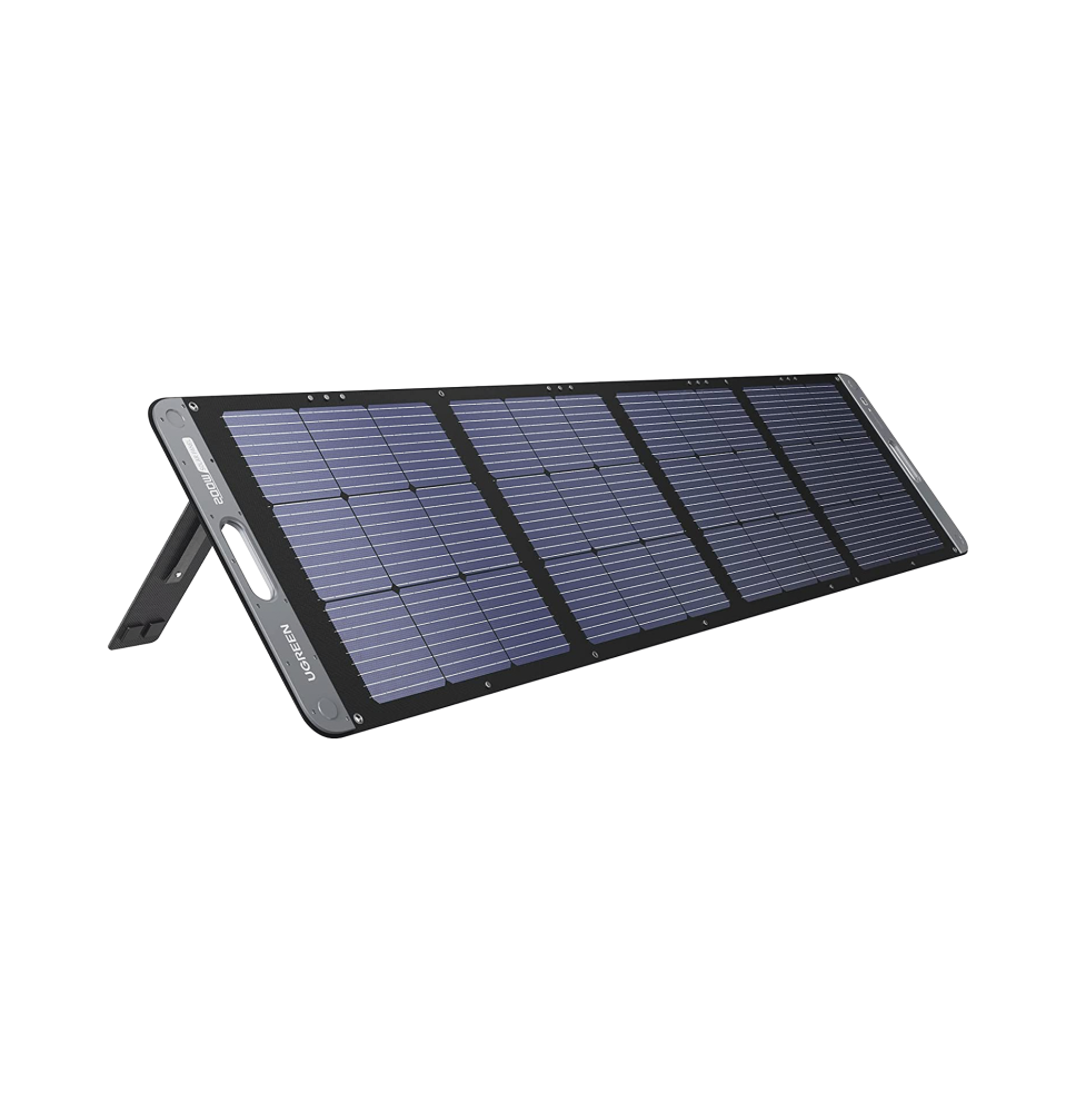 Panel Solar Plegable 200W / Recomendado para el Power Station Portable de 1200W UGREEN /  Alta Eficiencia de Conversión