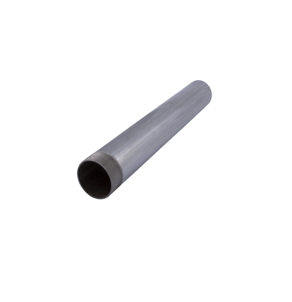 Tubo conduit 1/2" Pared Gruesa (13mm) x 3 metros , galvanizado, etiqueta amarilla, calibre 16 (Incluye 1 cople).