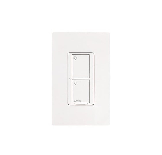 (Caseta Wireless) Interruptor Inteligente On/Off, No requiere cable neutro. 5A /120-277V