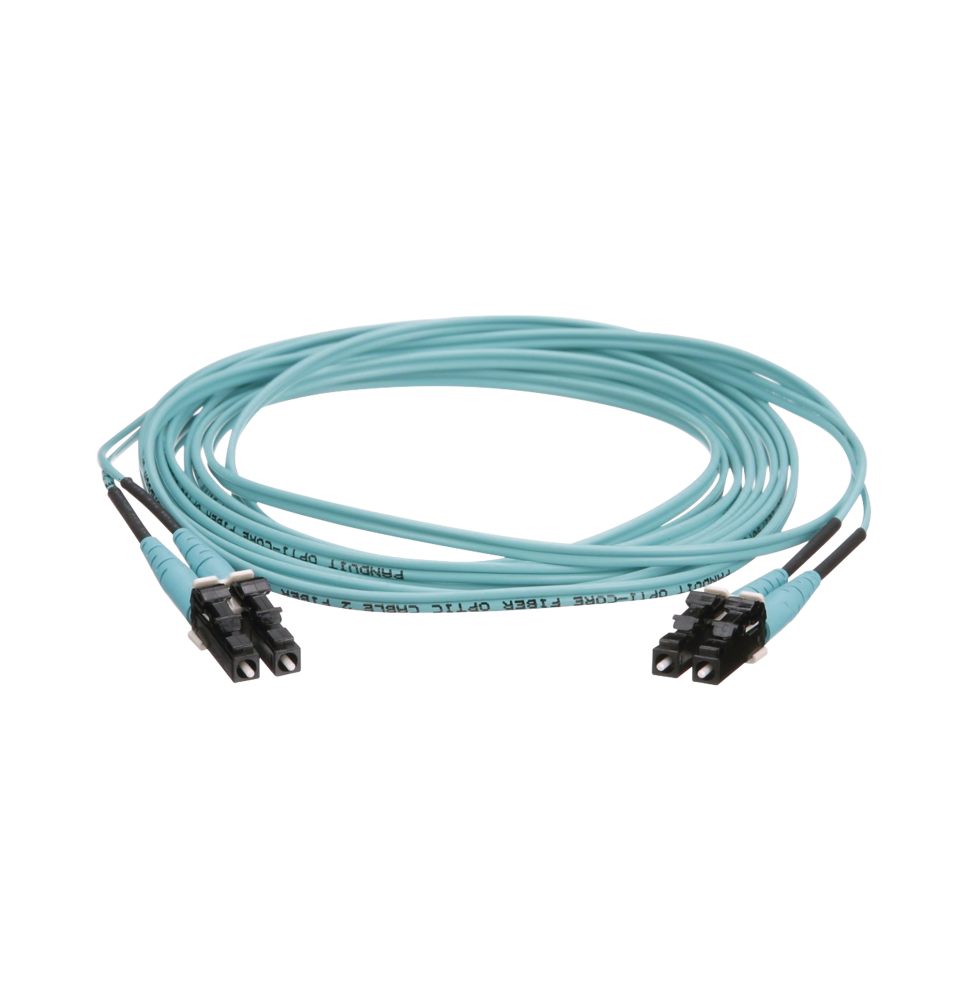 Jumper de Fibra Óptica Multimodo 50/125 OM4 LC-LC Duplex 15 Metros - Tienda Online