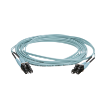 Jumper de Fibra Optica Multimodo OM4 50/125 LC-LC Duplex - 9 Metros