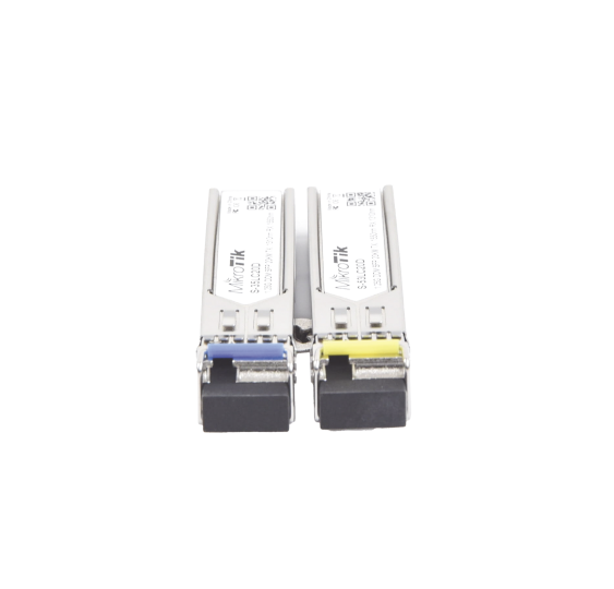 Transceptores MiniGbic SFP 1.25G LC WDM para fibra Mono Modo 20 Kms