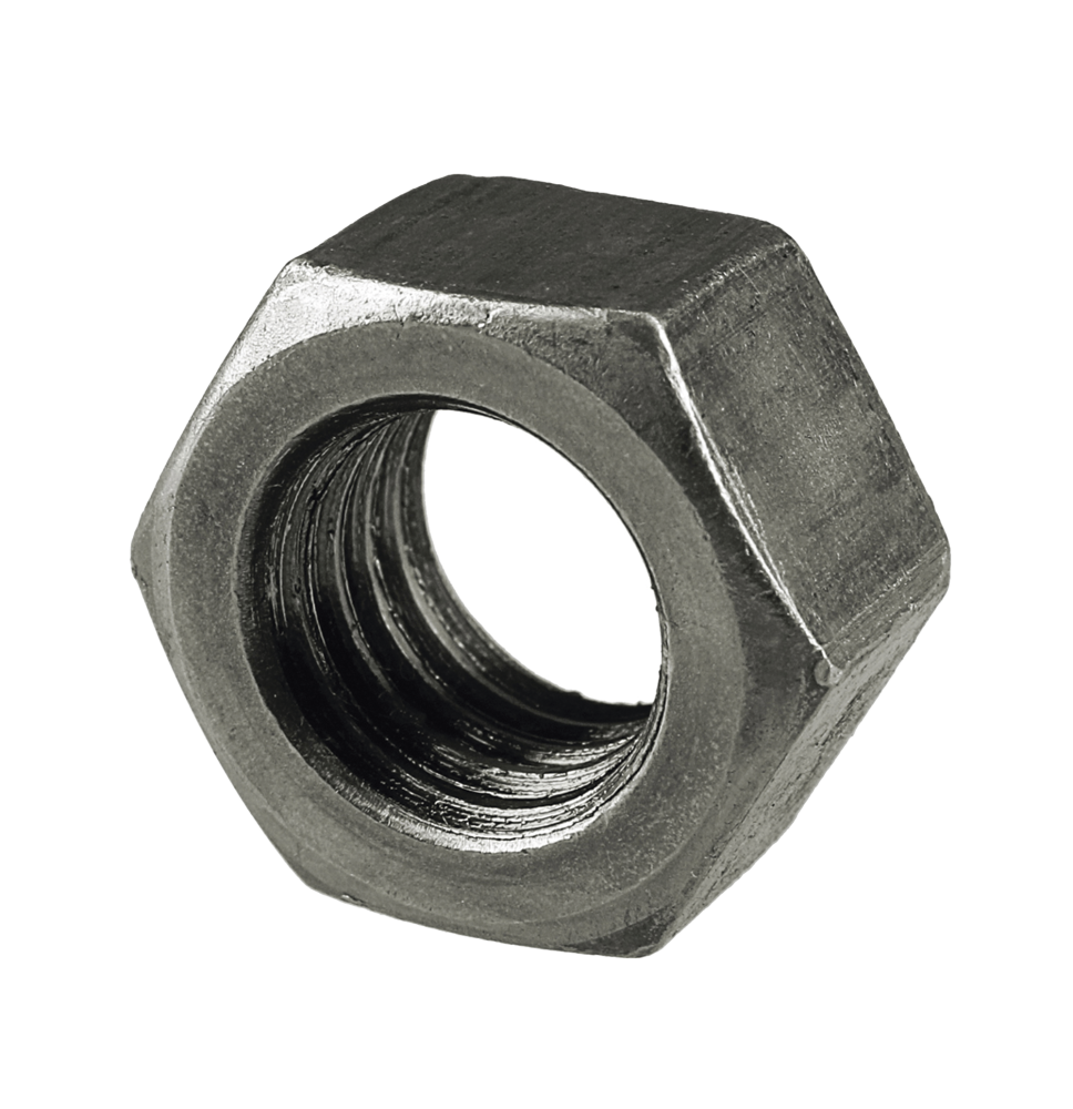 Tuerca Hexagonal Galvanizada de 3/8" (9.5 mm)/ Bolsa con 100 piezas.