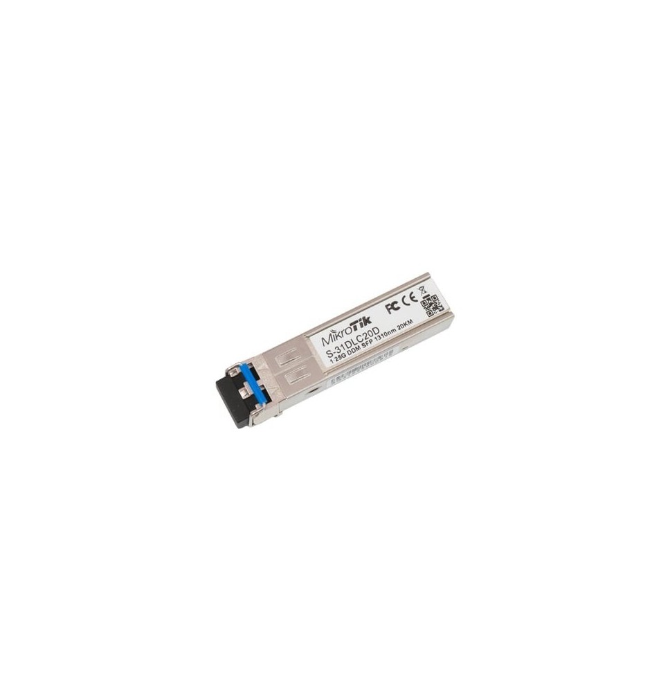 Transceptor MiniGbic SFP 1.25G LC Duplex para fibra Mono Modo 20 KM