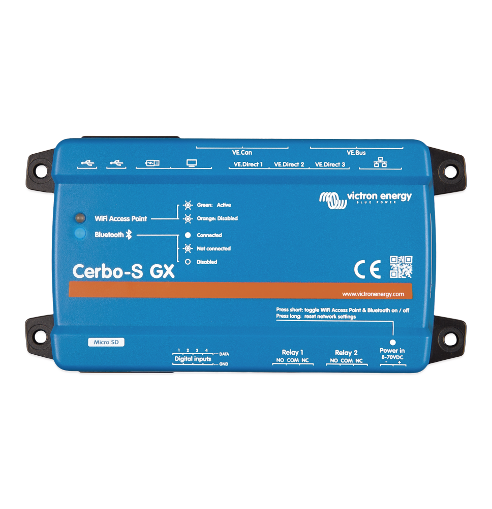 Cerbo-S GX / Centro de comunicaciones / Monitoreo Remoto para Sistemas Victron