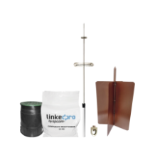 Kit pararrayo LinkedPro básico. Ideal para la protección de mástiles y postes.