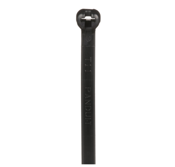 Cincho de Nylon 6.6 Dome-Top, Con Lengueta de Bloqueo de Acero Inoxidable, 203 mm largo x 4.7mm ancho, Color Negro,