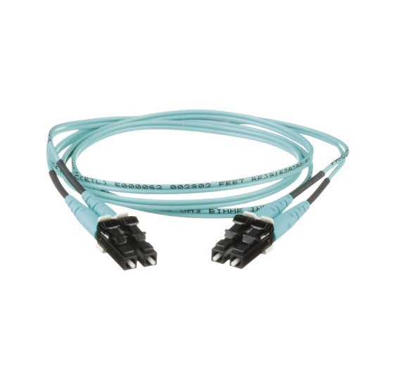 Jumper de Fibra Optica Multimodo 50/125 OM3 LC-LC Duplex 1 Metro