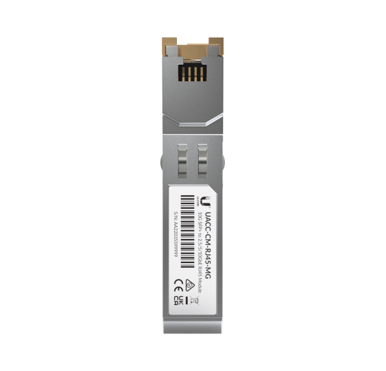 UFiber Tranceptor convertidor de SFP+ a RJ45, velocidades 10/5/2.5/1G