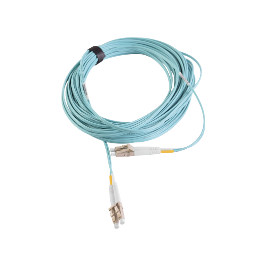 Jumper de Fibra Óptica 10m Multimodo OM3 LC-LC Duplex Color Aqua - SIEMON
