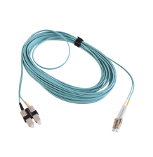 Jumper de Fibra Óptica Multimodo 10 Metros - XGLO OM3 LC-SC Duplex