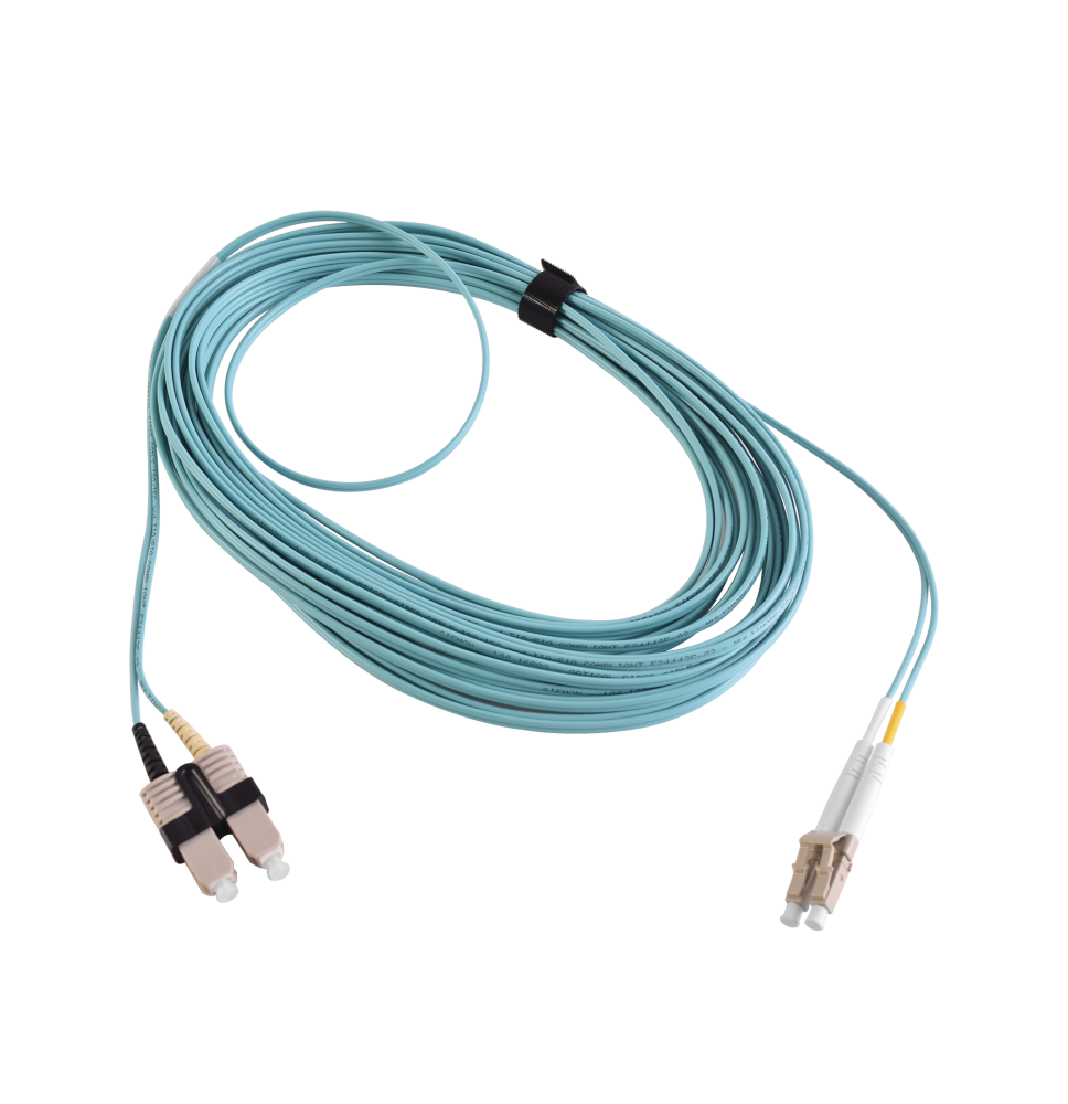 Jumper de Fibra Óptica Multimodo 10 Metros - XGLO OM3 LC-SC Duplex