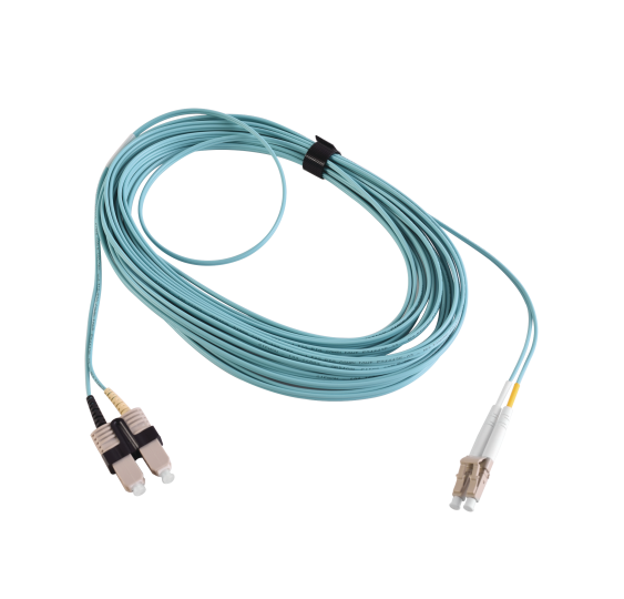 Jumper de Fibra Óptica Multimodo 10 Metros - XGLO OM3 LC-SC Duplex