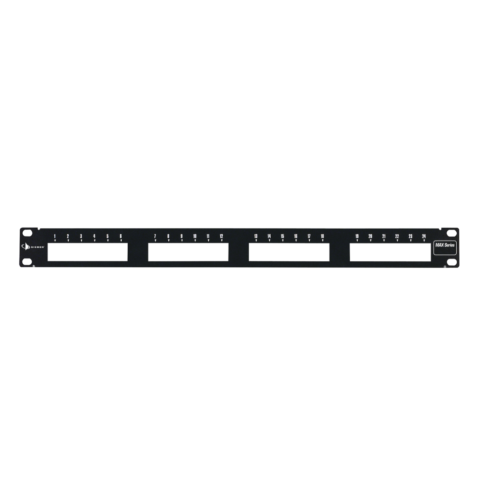 Patch Panel MAX Modular de 24 Puertos - Racks y Gabinetes