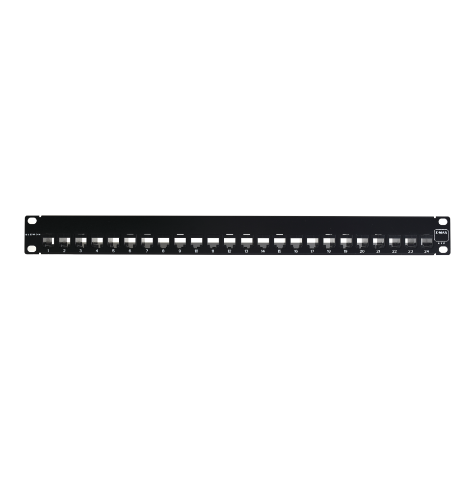 Patch Panel UTP Z-MAX 24 Puertos - Categoría 6 - Siemon