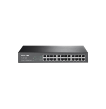 Switch no administrable de 24 puertos 10/100 Mbps para escritorio/rack