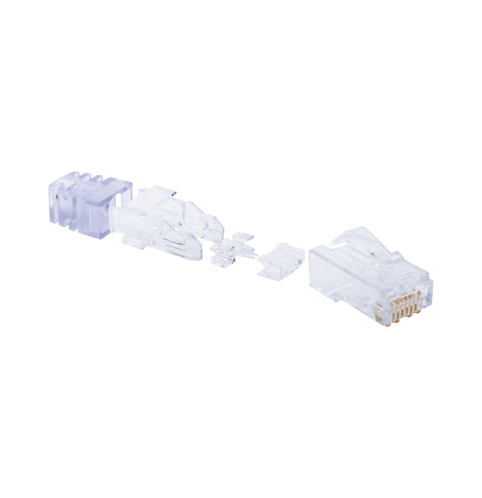 Pack de 5 Plugs RJ45 Cat6 - Alta Calidad y Rendimiento