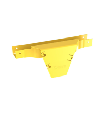 Accesorio en T FiberRunner™ 2x2 - Bajada Vertical 90º - Amarillo