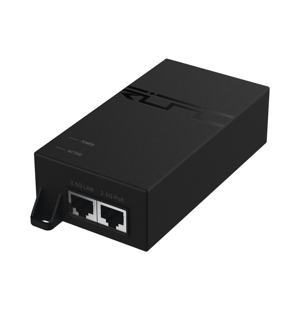 Inyector PoE estándar 802.3bt Multi-gigabit 2.5G (56 V - 1.08 A - 60 W)