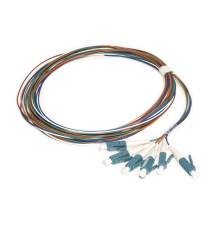 Kit de 6 Pigtails LC Multimodo OM4 50/125 | Fibra Óptica