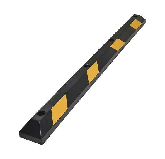 Tope Vehicular 183cm para Estacionamiento - Negro-Amarillo | Control de Acceso