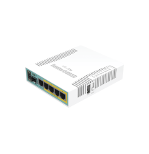 (hEX PoE) Routerboard 5 puertos Gigabit Ethernet PoE 802.3at, 1 Puerto USB