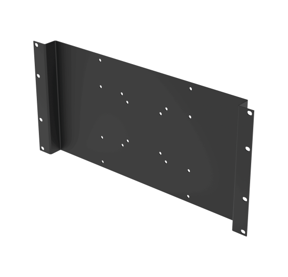 Montaje para Monitor VESA 75x75 hasta 200x200. Compatible con rack 19 5U.