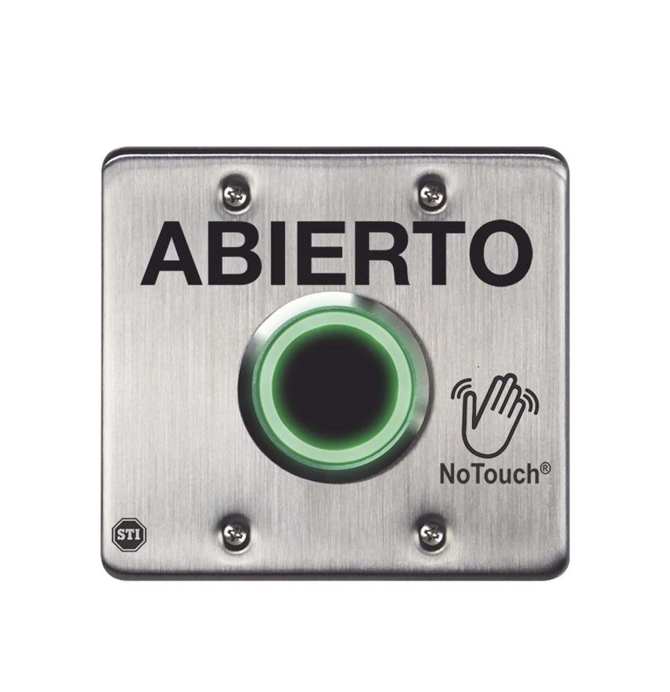 Interruptor IR NoTouch® de Acero Inoxidable - Control de Acceso