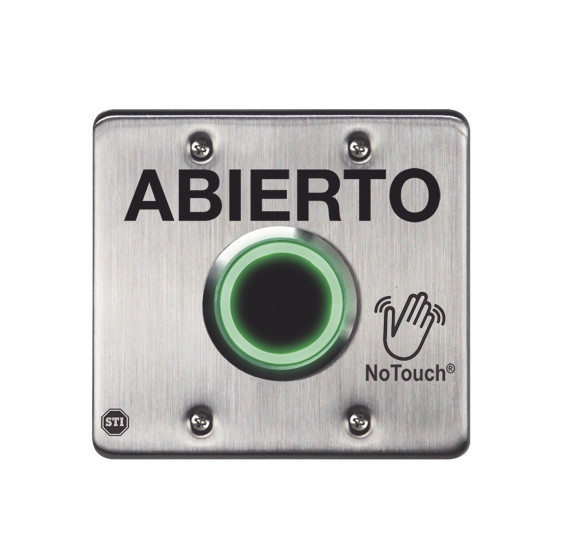 Interruptor IR NoTouch® de Acero Inoxidable - Control de Acceso