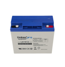 Batería LINKEDPRO 12V 18Ah AGM para Alarmas y Seguridad - UL Certificada