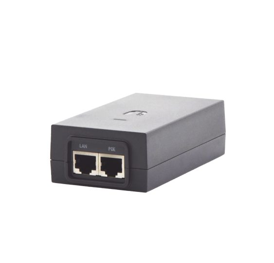 Adaptador PoE Ubiquiti de 50 VDC, 1.2 A puerto Gigabit para equipos airFiber