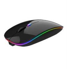 Mouse Inalámbrico Nextep NE-412N | Diseño Delgado y Silencioso | Iluminación RGB | 1600 DPI