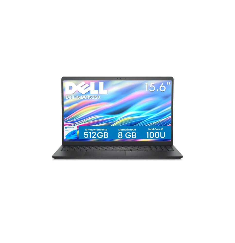 DELL 15.6" FHD Touchscreen INTEL CORE i5-1334U 8GB 512GB SSD INTEL UHD WIN11 H in S modee CARBON BLACK