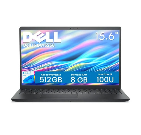 DELL 15.6" FHD Touchscreen INTEL CORE i5-1334U 8GB 512GB SSD INTEL UHD WIN11 H in S modee CARBON BLACK