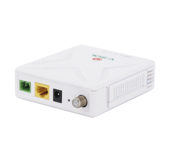 ONU Dual GPON/EPON con 1 Puerto SC/APC + 1 puerto LAN Gigabit + 1 puerto CATV