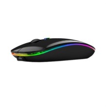 Mouse Inalámbrico Nextep NE-412N | Diseño Delgado y Silencioso | Iluminación RGB | 1600 DPI