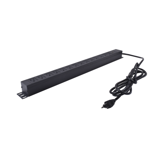 PDU Barra Multicontactos Vertical con 14 Salidas 125V/15A, Contactos Tipo NEMA