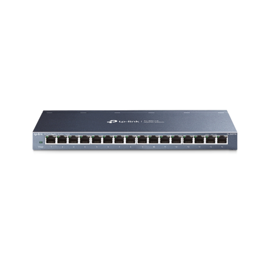 Switch Gigabit no administrable de 16 puertos 10/100/1000 Mbps para escritorio