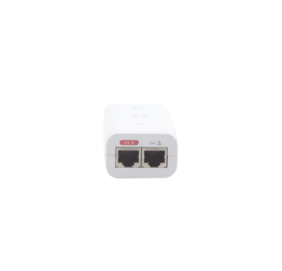 Adaptador POE Ubiquiti (48 VDC, 0.32 A) puerto Gigabit, ideal para equipos UniFi