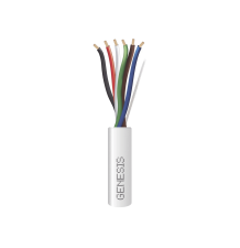 Carrete de 305 Metros Cable de Cobre 6x18 AWG Plenum Blanco - Control de Acceso