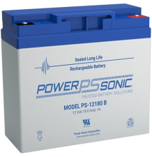 Batería 12V 18AH Power Sonic PS-12180-B | Energía Solar