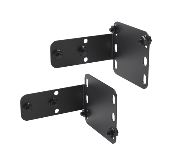 Bracket (2 pzas.) para montar Tomacorriente Vertical TCM-SR19 en Rack EIRL y EIQR.