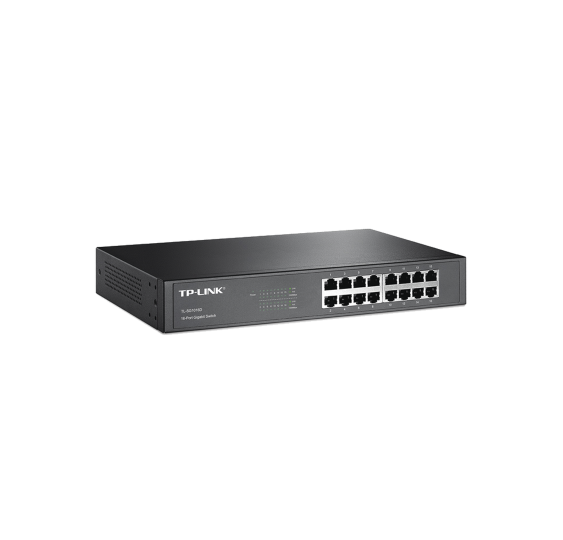 Switch Gigabit no administrable de 16 puertos 10/100/1000 Mbps para escritorio/rack