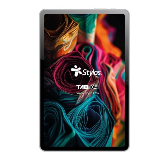 Tablet Stylos TAB104 10.4" | 4 GB RAM, 128 GB Almacenamiento | Android 13 Plata