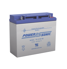 Batería 12V 18AH Power Sonic PS-12180-NB - Energía Solar