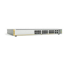 Switch PoE+ Administrable Capa 3, 24 Puertos 10/100/1000 Mbps + 4 SFP Gigabit, 370 W