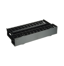 Organizador de Cables Horizontal NetManager, Doble (Frontal y Posterior), Para Rack de 19in, 2UR